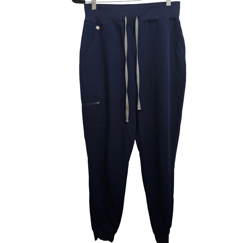 FIGS Zamora Jogger Scrub Pants Navy Blue Women's Size Large